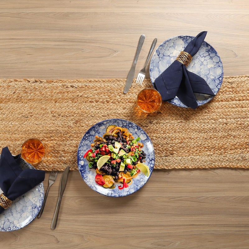 Light & Pro Lightnpro Reversible Jute Braided Table Runner â€“ Eco-Friendly, Organic Farmhouse Burlap Runner â€“ Rustic Vintage Dining DÃ©cor for Christmas New Year Holiday Table Decoration- 13x72 Inch, Natural - Image 2